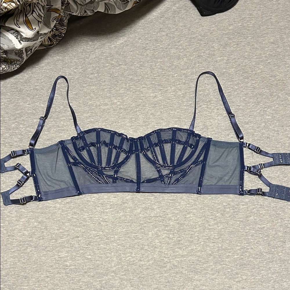 Thistle & Spire Bralette - Navy Corsica Bra - 34A NEW